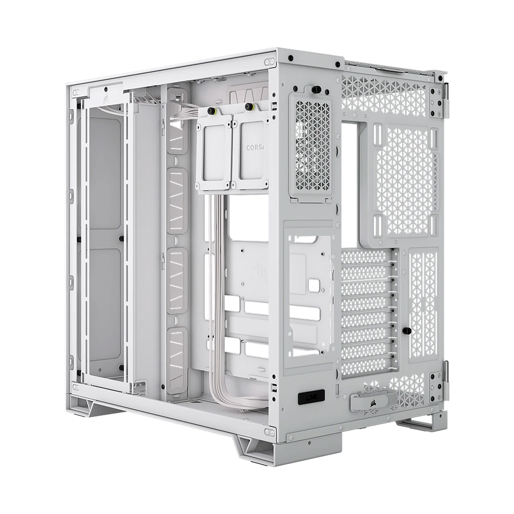 CASE CORSAIR ATX 6500X DUAL-CHAMBER TEMPERED GLAS 2TYPE-C 5USB3.2 AUDIO MID-TOWER WHITE