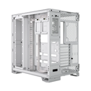 CASE CORSAIR ATX 6500X DUAL-CHAMBER TEMPERED GLAS 2TYPE-C 5USB3.2 AUDIO MID-TOWER WHITE