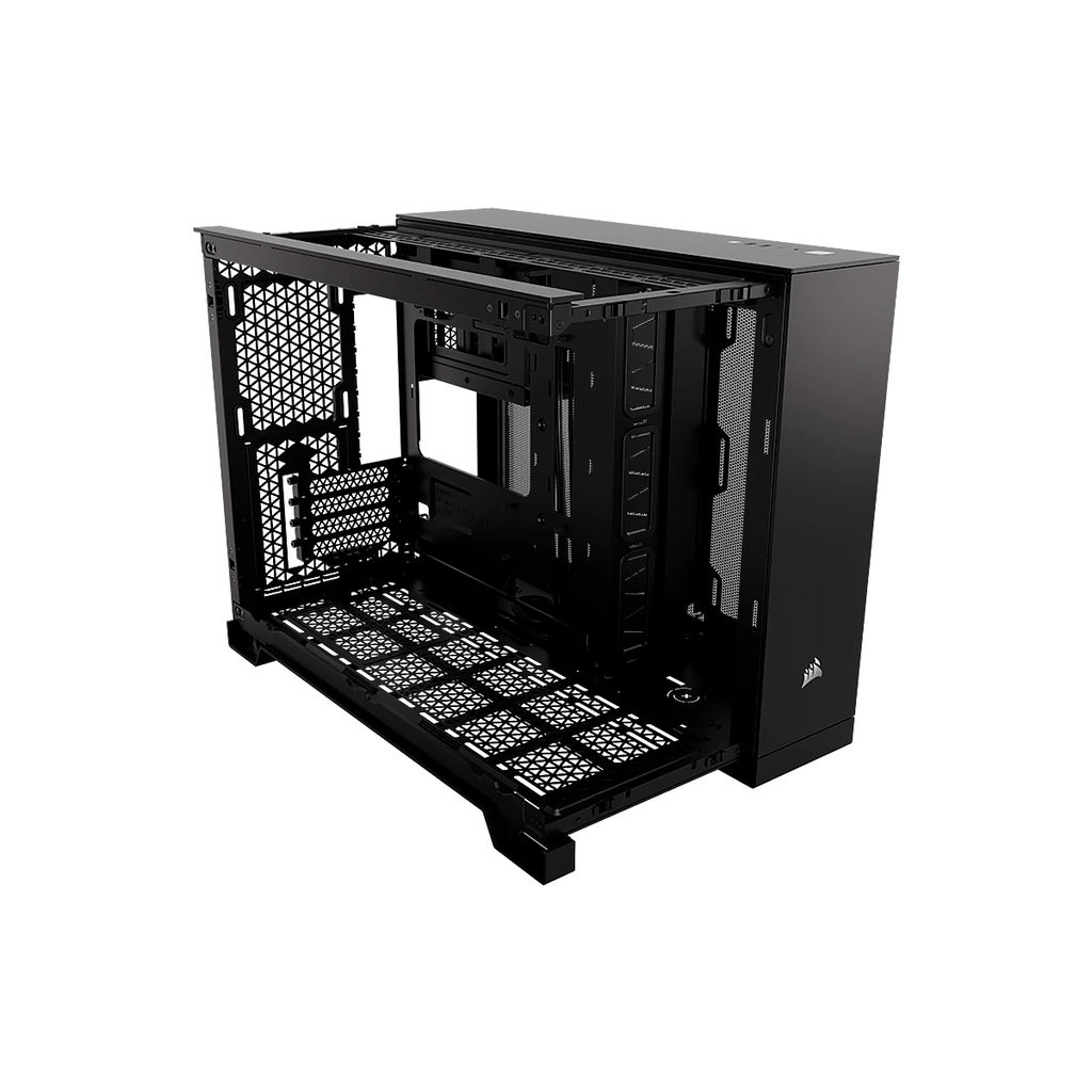 CASE CORSAIR 2500X DUAL-CHAMBER 1USB3.2 2USB-TYPE-C WIN.-TEMP. GLASS mATX mIATX BLACK