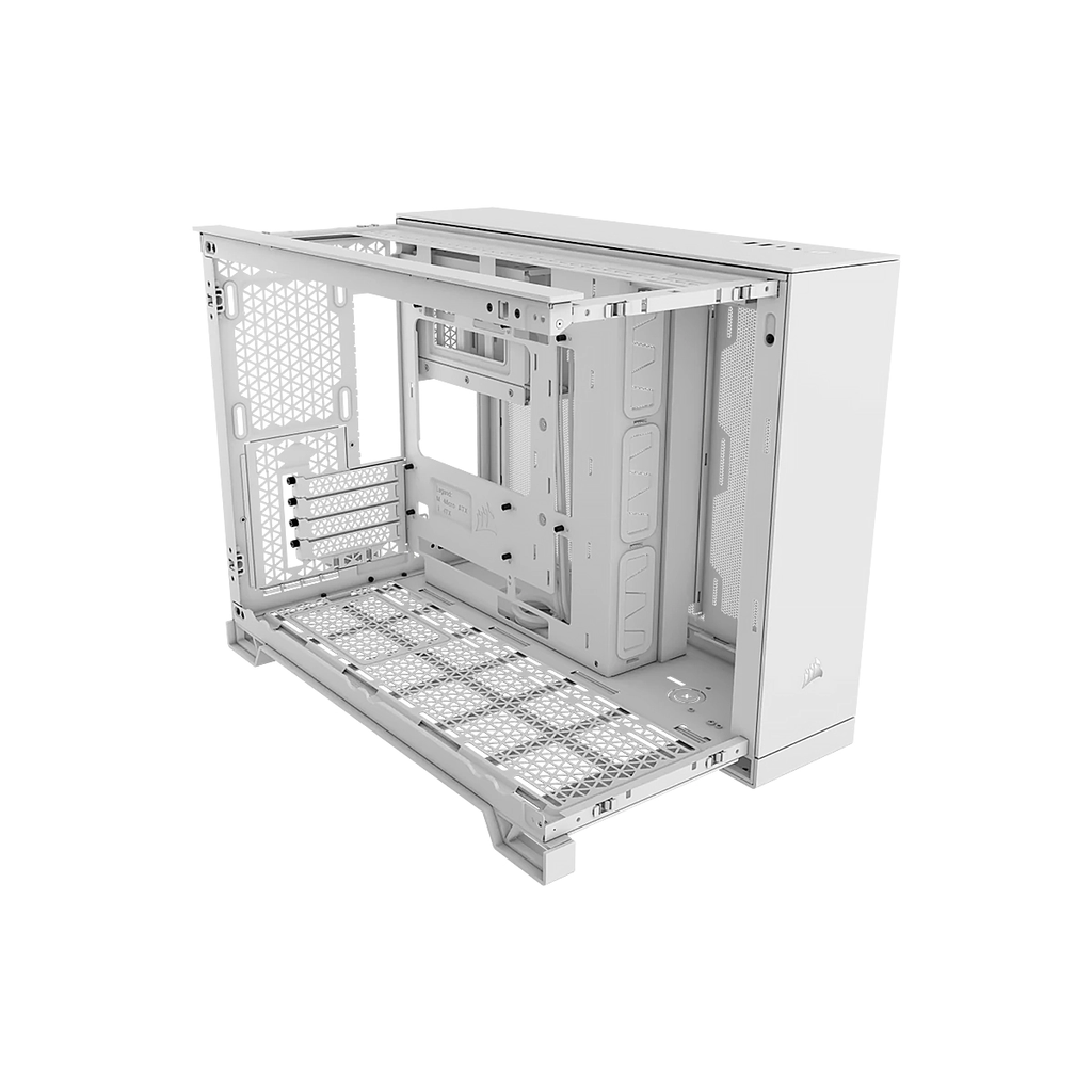 CASE CORSAIR 2500X DUAL-CHAMBER 1USB3.2 2USB-TYPE-C WIN-TEMP GLASS mATX mIATX WHITE