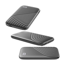 DISCO DURO WESTERN DIGITAL SSD MY PASSPORT 2TB USB 3.2 GEN 2 TYPE-C EXTERNO GRAY