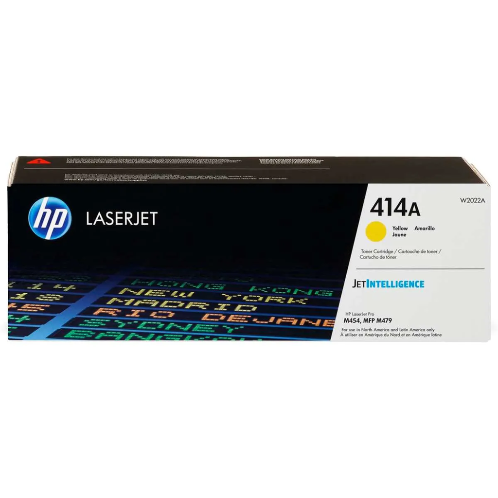 TONER HP W2022A AMARILLO FOR 414A COLOR M454DN M454DW