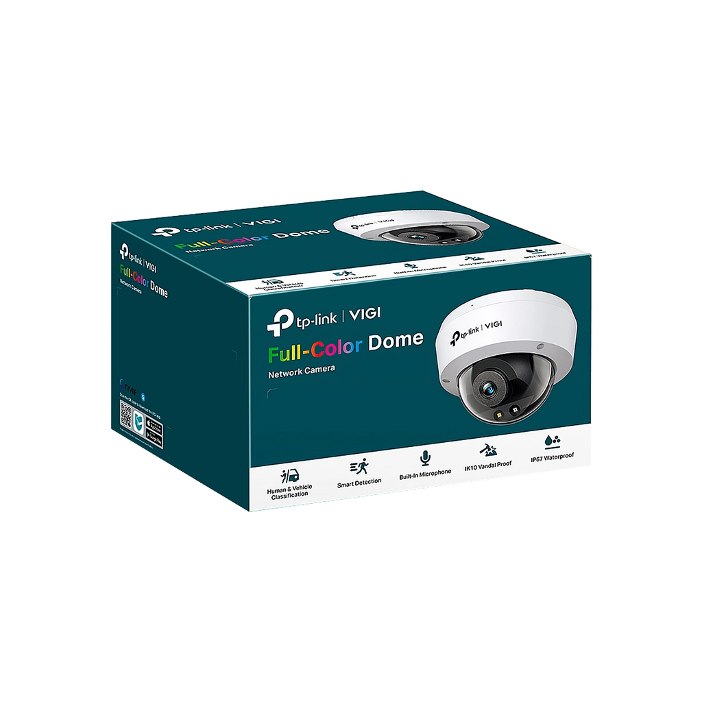 CAMARA TP-LINK VIGI C250 5MP TIPO DOME FULL-COLOR VISION NOCT.