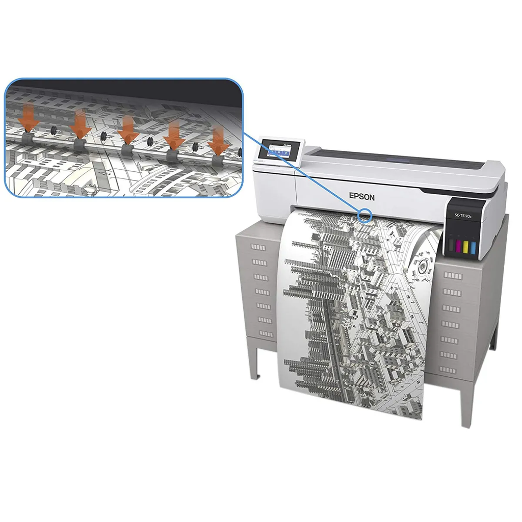 IMP. EPSON SURECOLOR T3170X SISTEMA TINTA CONTINUA 4 COLORES USB WIFI ETHERNET