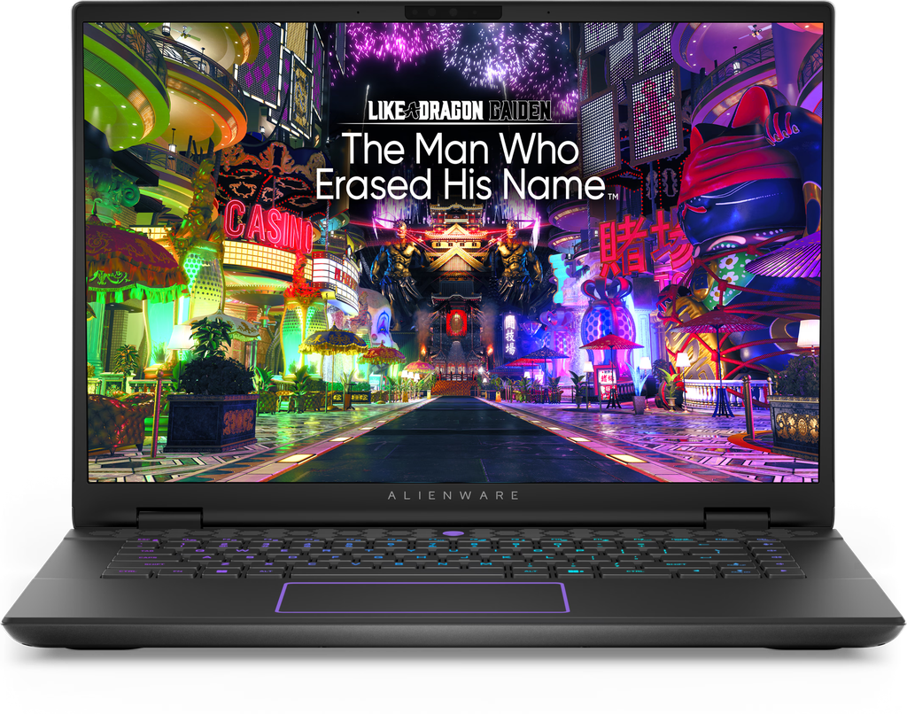 Dell Alienware AWM16-7025BLK-PUS GAMING LAPTOP, Intel Core Ultra 7 155H, 16GB Memory Memory, 1TB Solid State Drive, NVIDIA GeForce RTX 4070 8GB vRAM, 16.0&quot; 240Hz QHD+ (2560 x 1600) Screen, Windows 11