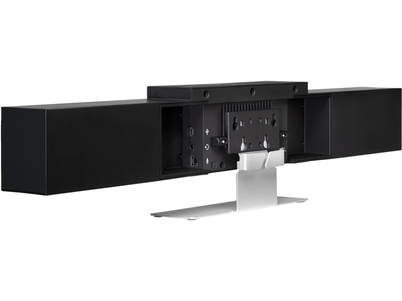 Poly Studio – Barra de sonido para vídeo –2160 p, 4K UHD (3840 x 2160) Certificado por Zoom, Certificado para Equipos de Microsoft – negro – Audio y Video – Parlantes / Bocinas / Cornetas – 842D4AA#ABM