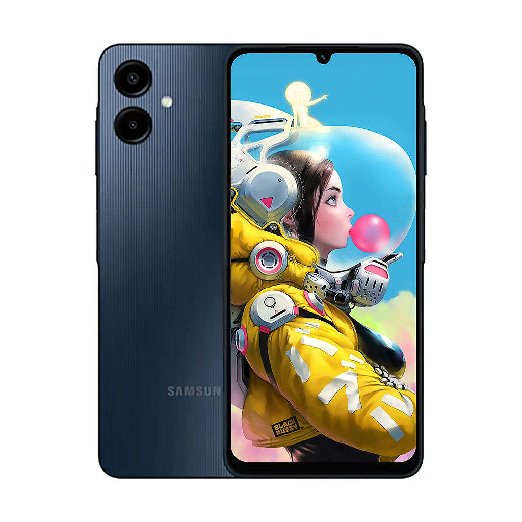 CELULAR SAMSUNG GALAXY SM-A06 OC 4GB 128GB 5G-LTE 6.7INC HD 2CAM USB-C ANDROID 14 BLACK