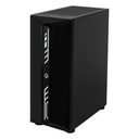 CASE QUASAD QG-002 MID-TOWERT TEMPERED-GLASS USB3.0 2USB2.0 3VENT. NO-FP BLACK