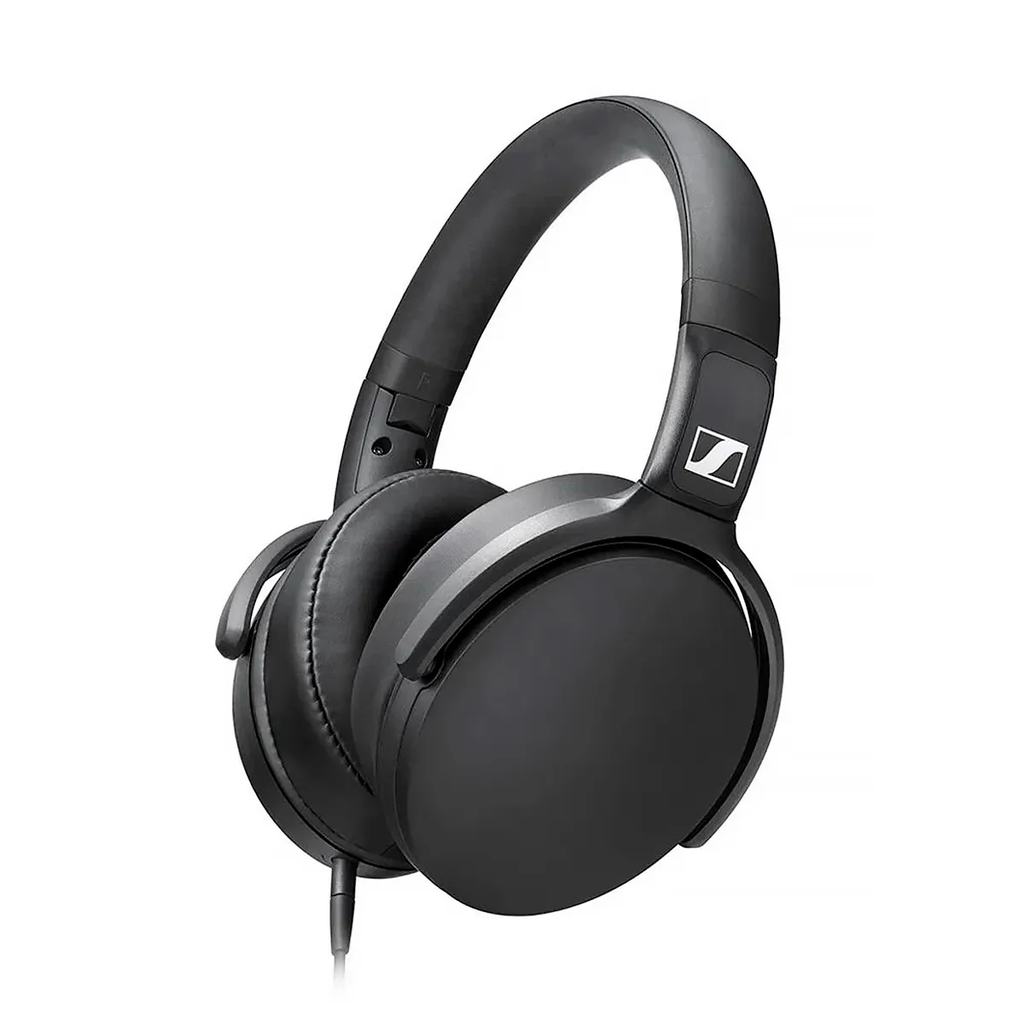 HEADSET SENNHEISER HD 400S CLOSED-BACK AROUND EAR 4.6INCH CABLE WITH MIC BLACK
