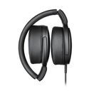 HEADSET SENNHEISER HD 400S CLOSED-BACK AROUND EAR 4.6INCH CABLE WITH MIC BLACK