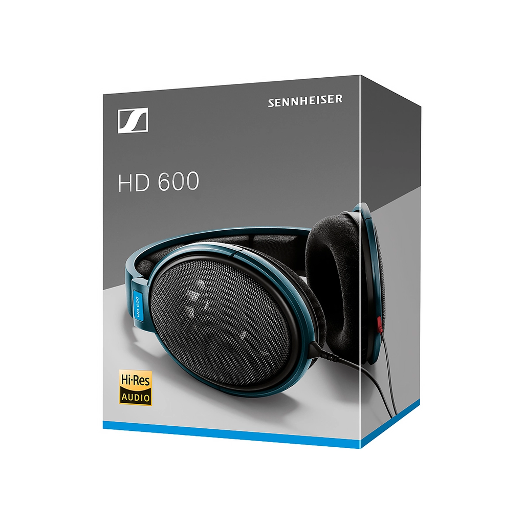HEADSET SENNHEISER HD 600 Circumaural Open-Black Gray