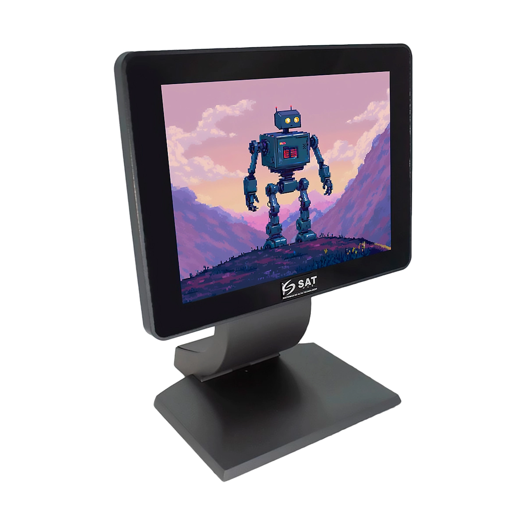 MONITOR SAT 9.7INC. 10-Point-Touch 1024X768 VGA-HDMI USB NEGRO