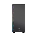 CASE INFINYTEK GAMER PRO-3306  BLACK 4 VENTILADORES ARGB SIN PS BLACK