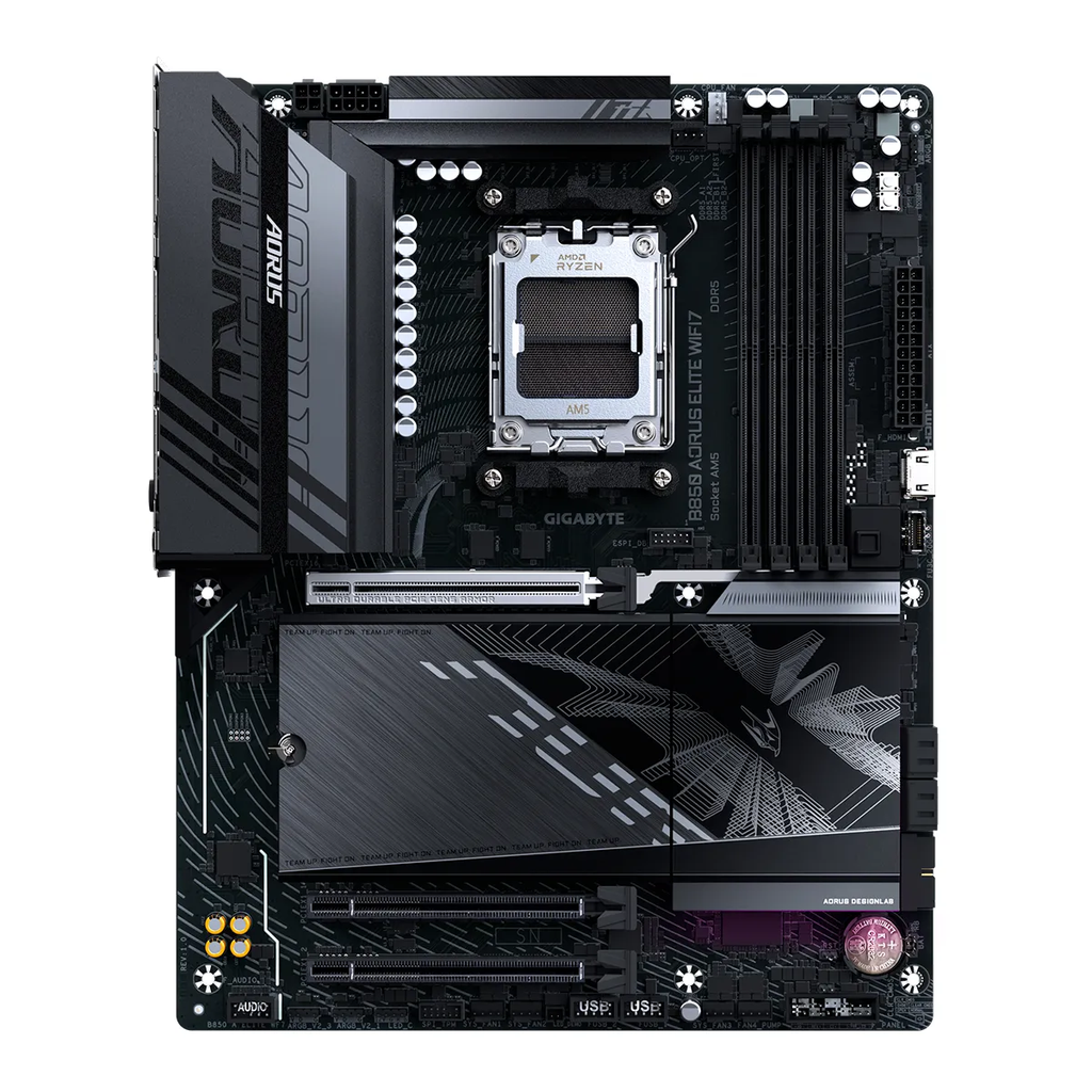 MBO GIGABYTE B850 AORUS ELITE WIFI7 ICE AM5 Ryzen 9000 4DDR5 BT DP HDMI USB3.2 PCIe 5.0 ATX
