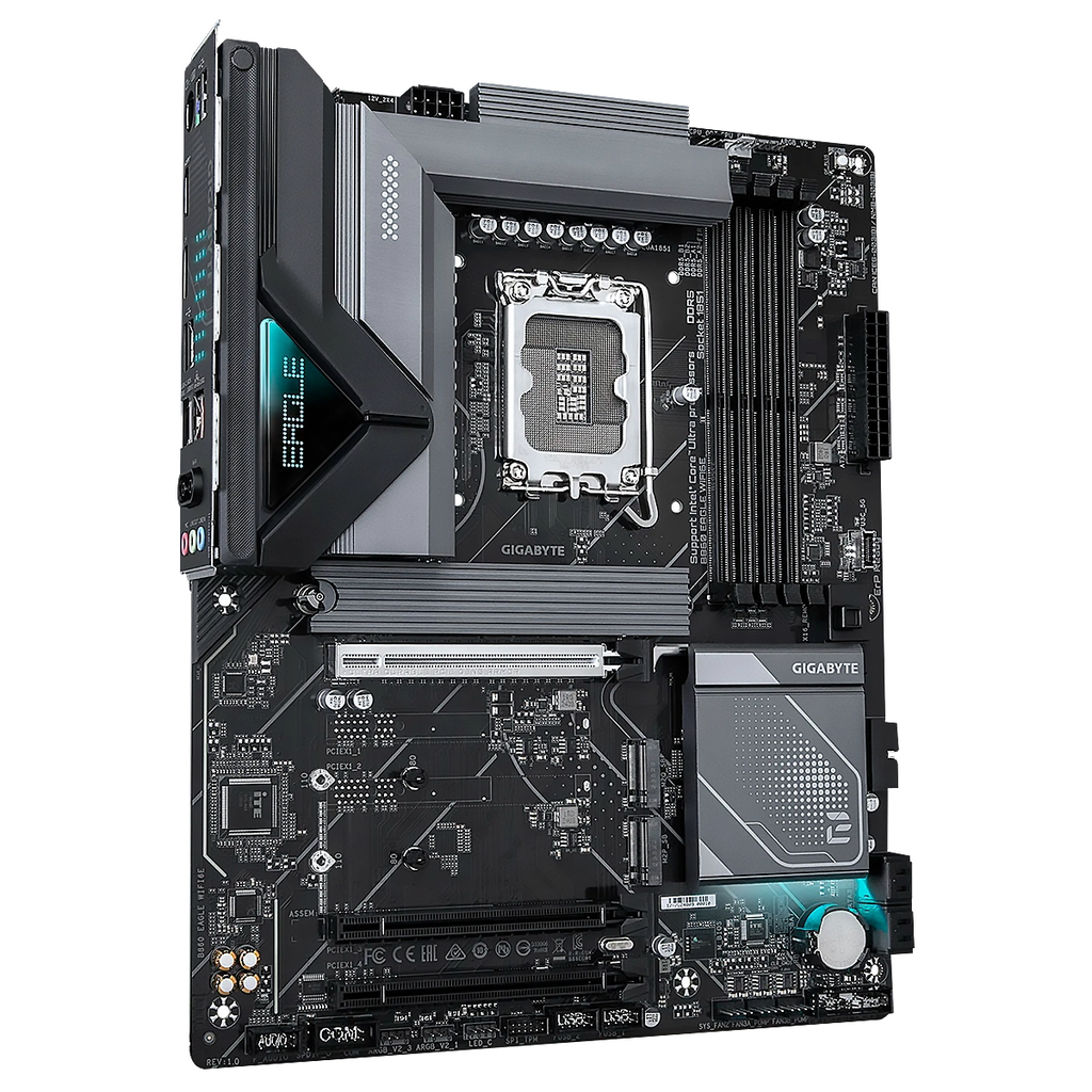 MBO GIGABYTE B860 EAGLE WIFI6E Intel Core Ultra LGA1851 DDR5-6400 HDMI DP 3M.2 PCIe 5.0 ATX