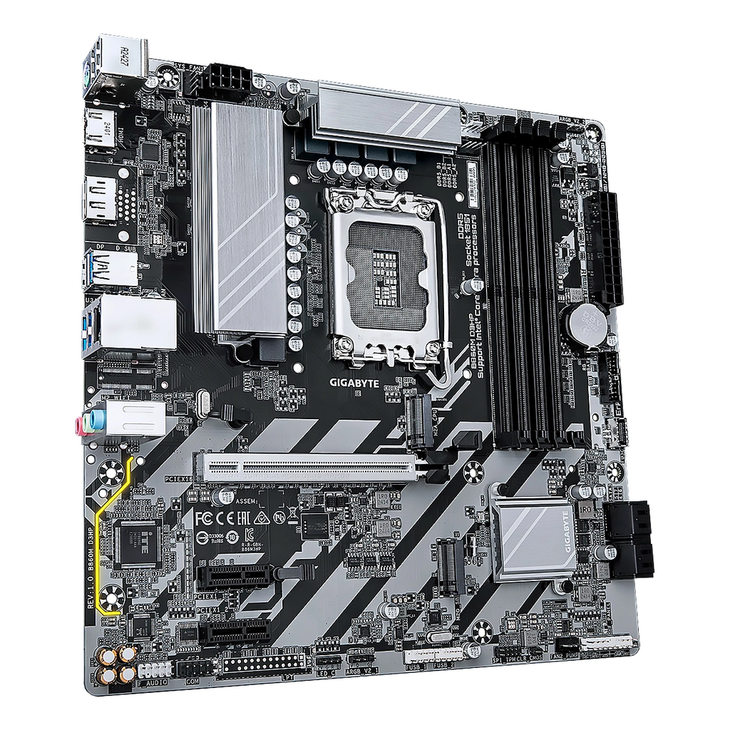 MBO GIGABYTE B860M D3HP Intel Core Ultra LGA1851 DDR5-6400 HDMI DP 2M.2 13USB PCIe 5.0 micro ATX
