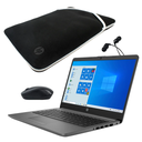 NOT. HP 14-DK1512LA AMD ATHLON SILVER 3050U 8GB 256GB 14INC. MOU - AUDI-ESTUCHE W10H GRIS