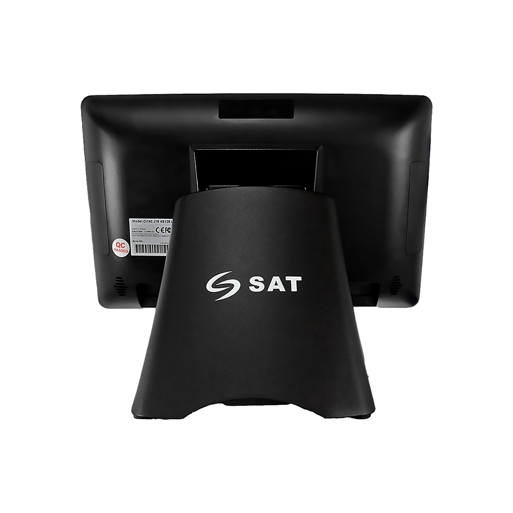 POS SYSTEM SAT AIO TOUCH INTEL J6412 4GB 128GB-SSD 15.6Inch TOUCH USB - VGA - LAN Black