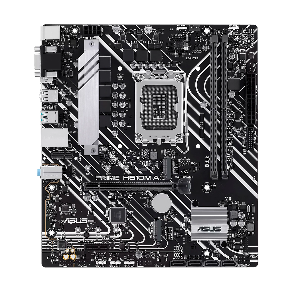 MBO ASUS PRIME H610M-A CSM 14VA LGA1700 2XDDR5-5600 VGA DP HDMI  2M.2 USB3.2 PCIE4.0 mATX