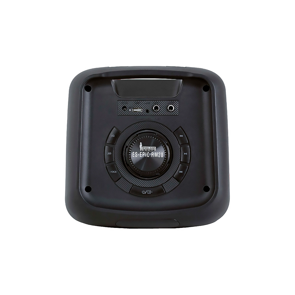 PARLANTE ES-EPIC RM28 8Inch RGB Mic. Control Remoto 28000W NEGRO