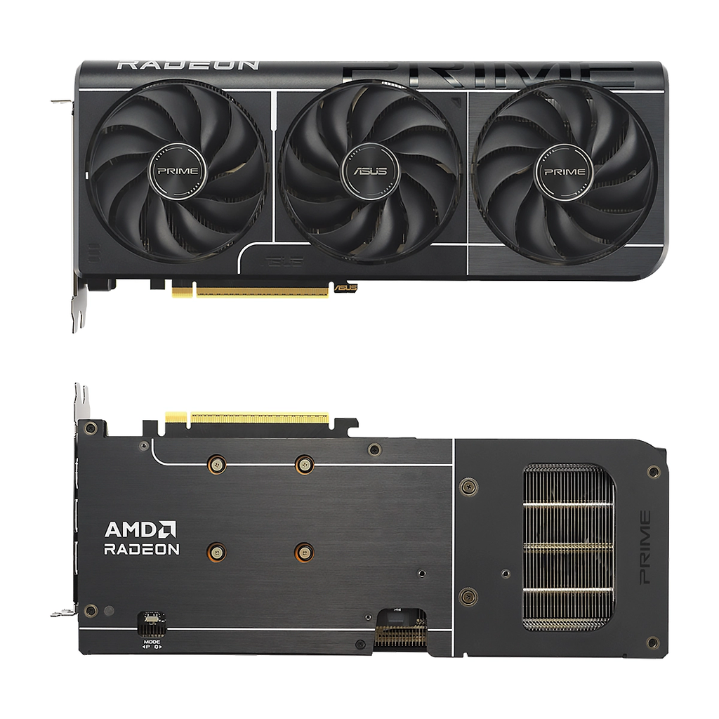VIDEO ASUS PRIME RADEON RX-9060XT OC 8GB GDDR6 128BIT HDMI 2DP 3Vent PCIe 5.0 3y