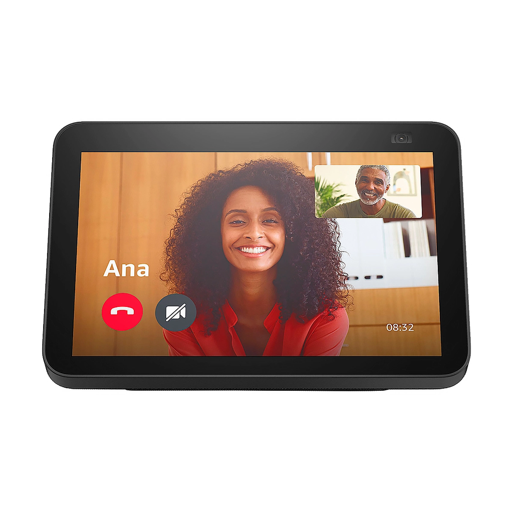 PANTALLA WITH SPEAKER SMART AMAZON-ECHO SHOW-8 2GEN. 8INCH WITH ALEXA WIFI BT CAM-13MP CHERCOAL
