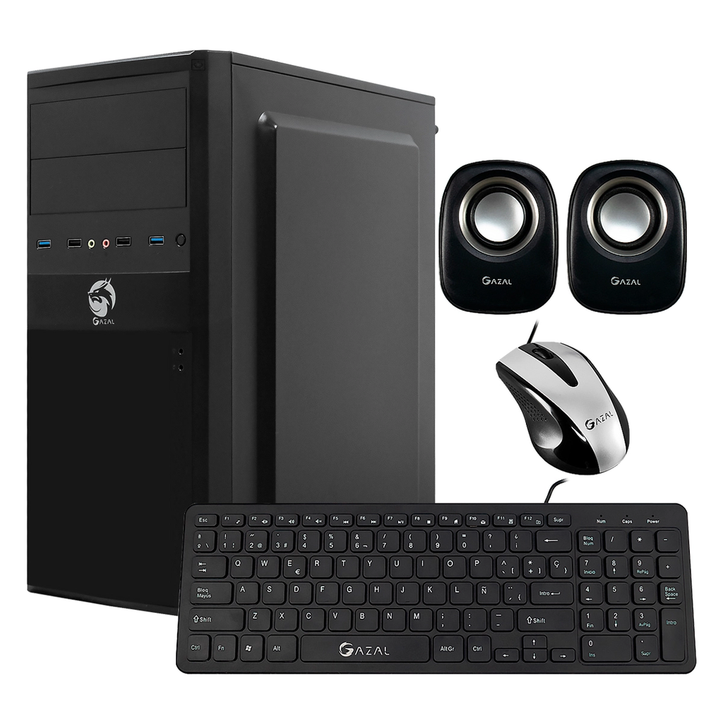 CASE GAZAL COMBO W203 TECL. PARL. MOUSE. NEGRO