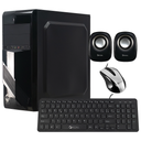 CASE GAZAL COMBO 704 TECL. PARL. MOUSE. CON FUENTE DE PODER 850W BLACK
