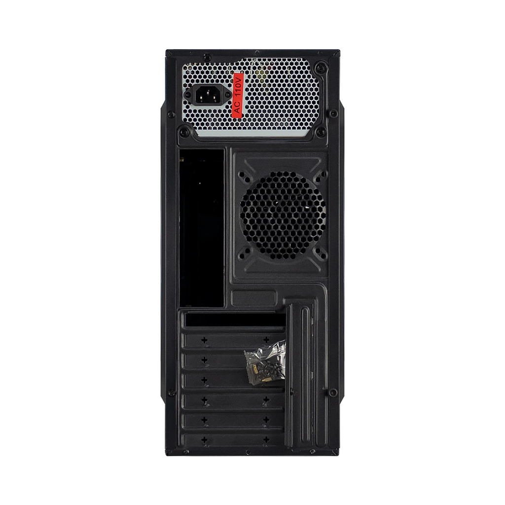 CASE GAZAL COMBO 704 TECL. PARL. MOUSE. CON FUENTE DE PODER 850W BLACK