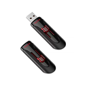 FLASH MEMORY SANDISK 32GB CRUZER GLIDE USB 3.0 BLACK - RED