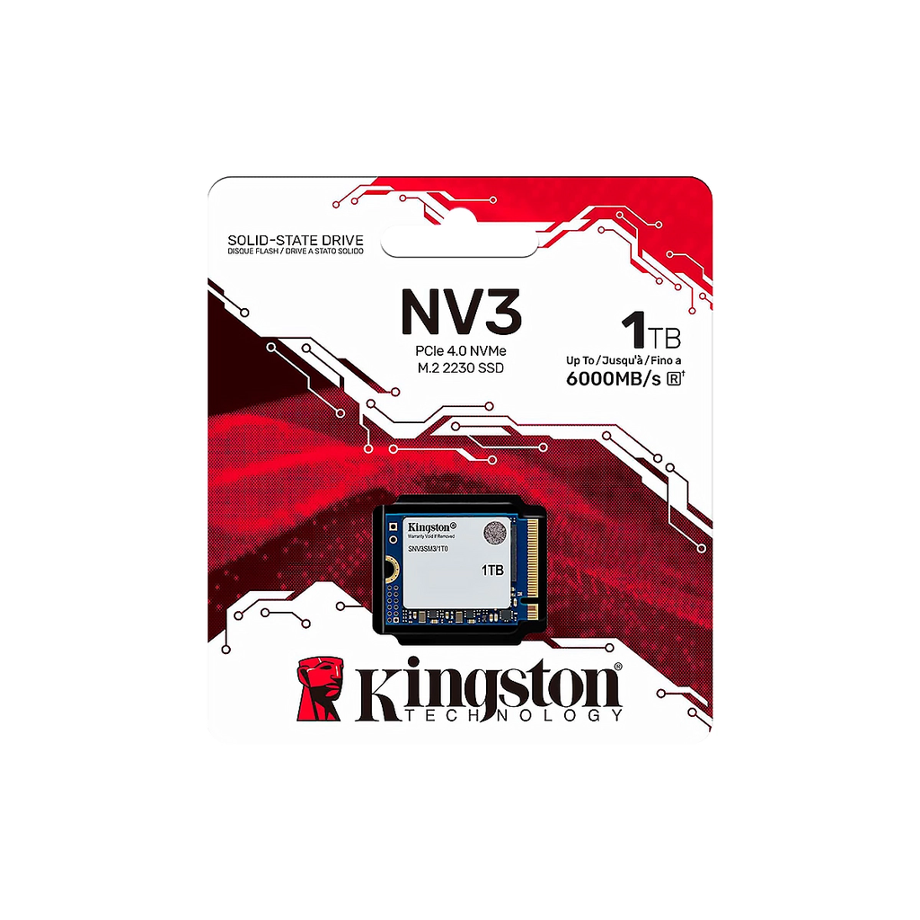 SSD KINGSTON 1TB M.2 2230 NVMe PCIe 4.0 x 4 6000-4000MB-s NAND 3D