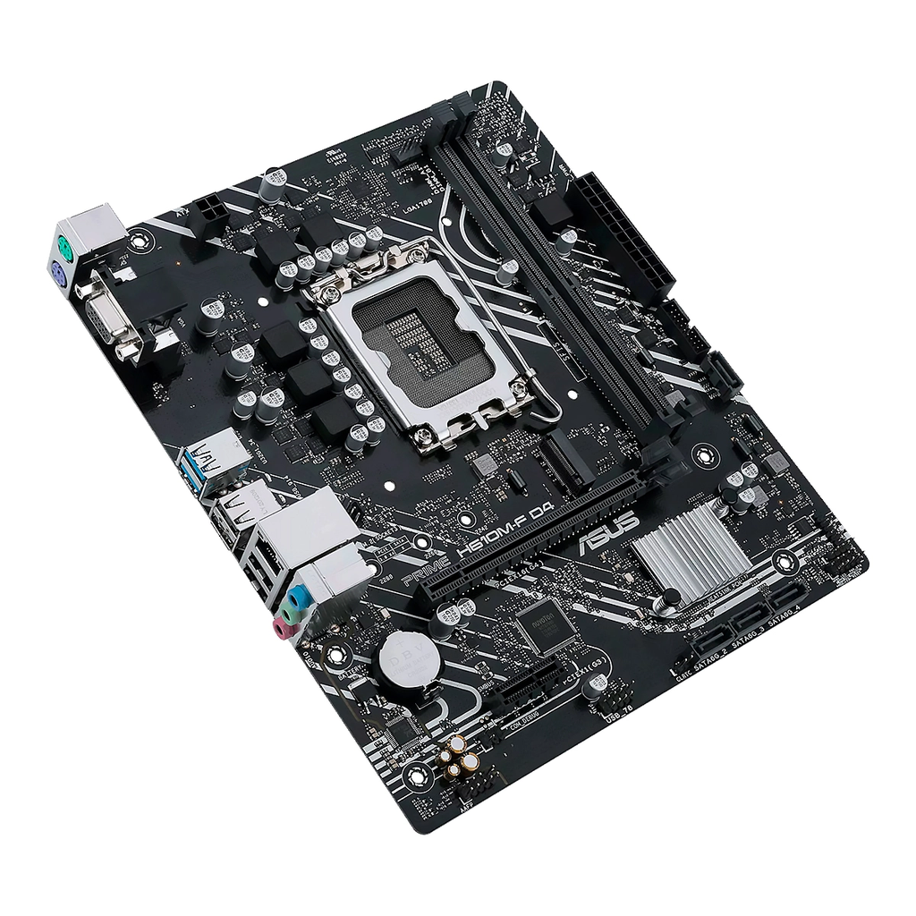 MBO ASUS PRIME H610M-F D4 14VA LGA1700 2DDR4-3200 1-HDMI  M.2 2USB3.2 4USB2.0 PCIe4.0 mATX