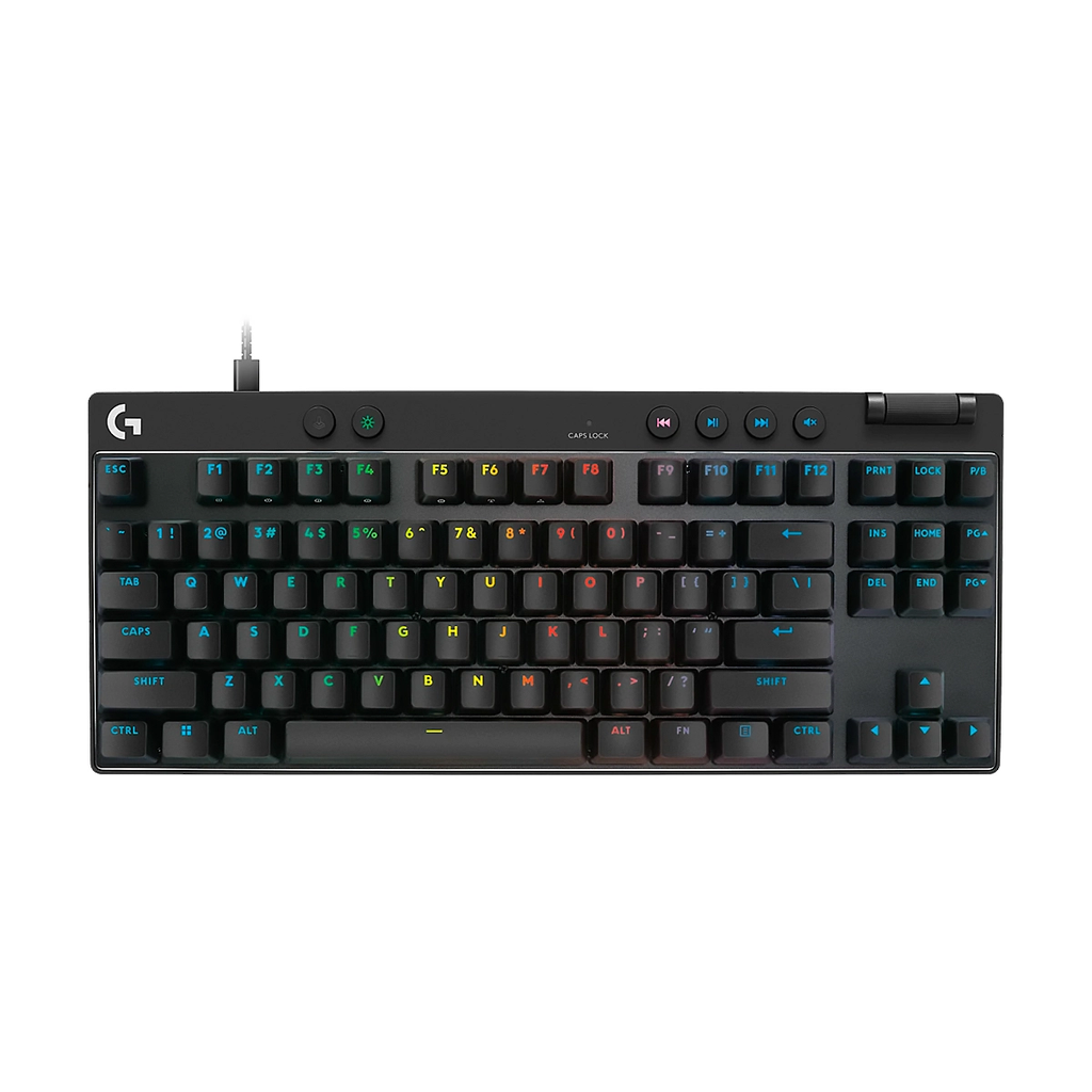 Teclado Logitech PRO X TKL Rapid RGB  Black