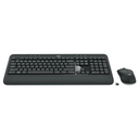 TECLADO-MOUSE COMBO LOGITECH MK540 ADVANCED WIRELESS USB NEGRO
