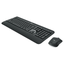 TECLADO-MOUSE COMBO LOGITECH MK540 ADVANCED WIRELESS USB NEGRO
