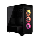 CASE CORSAIR ATX iCUE LINK 3500X RGB MID-TOWER TEMPERED GLASS N-PS 3VEN-RX120 Black
