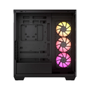 CASE CORSAIR ATX iCUE LINK 3500X RGB MID-TOWER TEMPERED GLASS N-PS 3VEN-RX120 Black