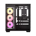 CASE CORSAIR ATX iCUE LINK 3500X RGB MID-TOWER TEMPERED GLASS N-PS 3VEN-RX120 Black