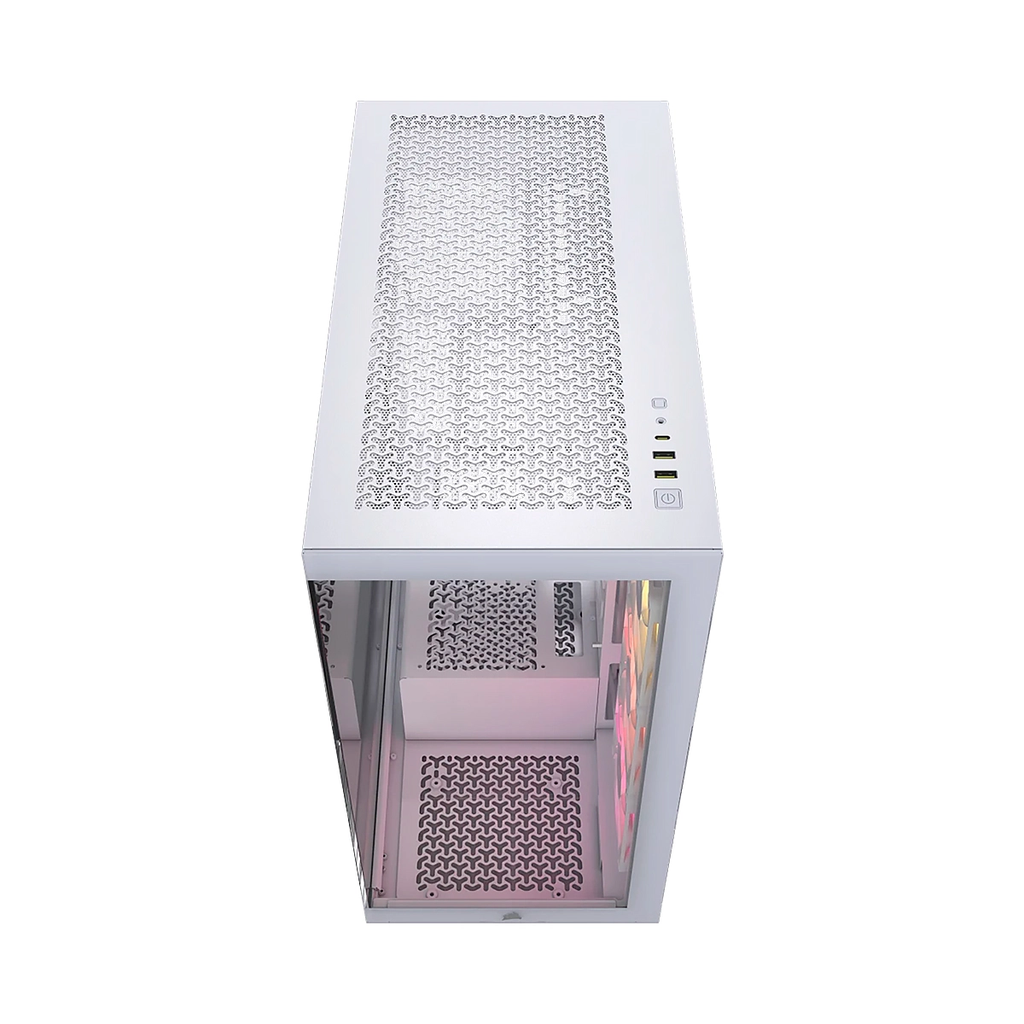 CASE CORSAIR ATX iCUE LINK 3500X RGB MID-TOWER TEMPERED GLASS N-PS 3VEN-RX120 White