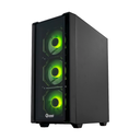 CASE QUASAD GAMING 0.5MM GLASS-WASHABLE DUSH FILTER SIDE-GLASS 3USB HD-AUD 4VEN-RGB810 ATX-FULL-SIZE
