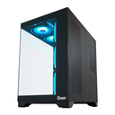 CASE QUASAD ATX GAMING 0.5MM FP-GLASS SIDE-GLASS 3USB HD-AUD 7VEN-RGB810 ATX-FULL-SIZE