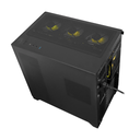 CASE QUASAD ATX GAMING 0.5MM FP-GLASS SIDE-GLASS 3USB HD-AUD 7VEN-RGB810 ATX-FULL-SIZE