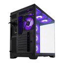 CASE QUASAD ATX GAMING 0.5MM FP-CURVED-GLASS SIDE-GLASS 3USB HD-AUD 7VEN-RGB810 ATX-FULL-SIZE