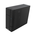 CASE HELTECH SX-9822 COMBO Mouse - Teclado - Parlantes and Fuente de Poder Negro M-ATX