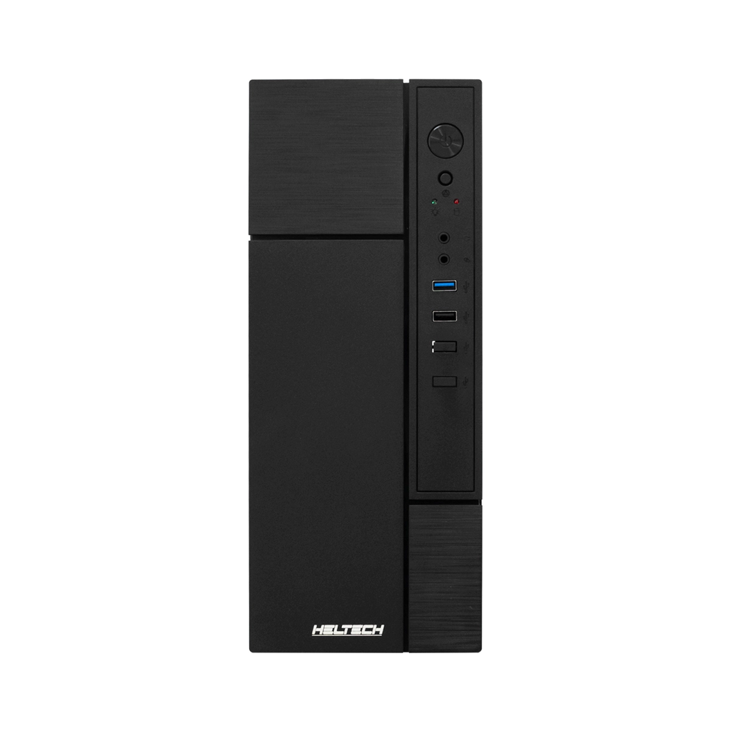 CASE HELTECH SX-9822 con Fuente de Poder Negro M-ATX