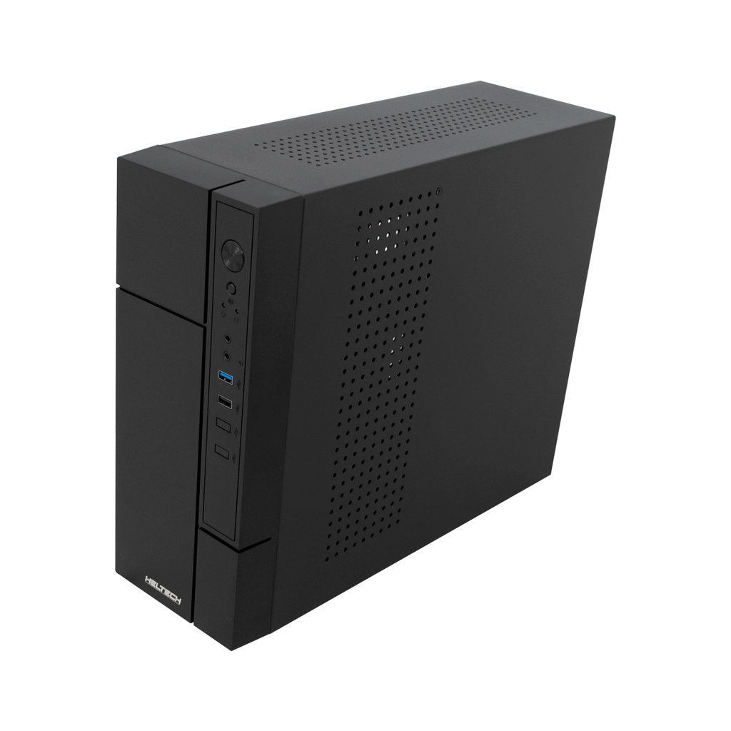 CASE HELTECH SX-9822 con Fuente de Poder Negro M-ATX