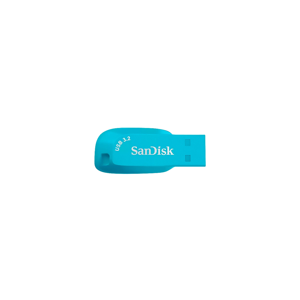 FLASH MEMORY SANDISK 64GB ULTRA SHIFT USB-A 3.2 100MBps Turquese