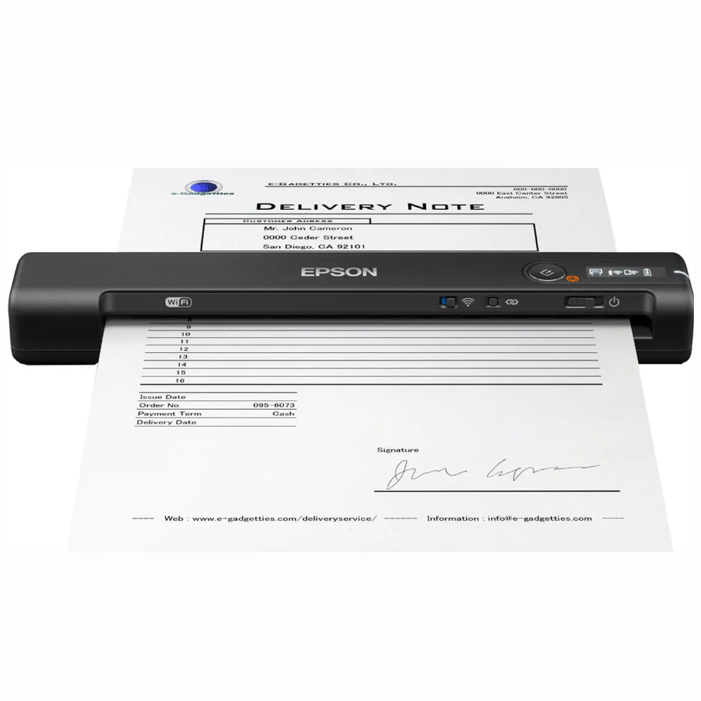SCANNER EPSON ES-60W. 4 PPM.  200-300 PPP. WIRELESS PORTABLE USB
