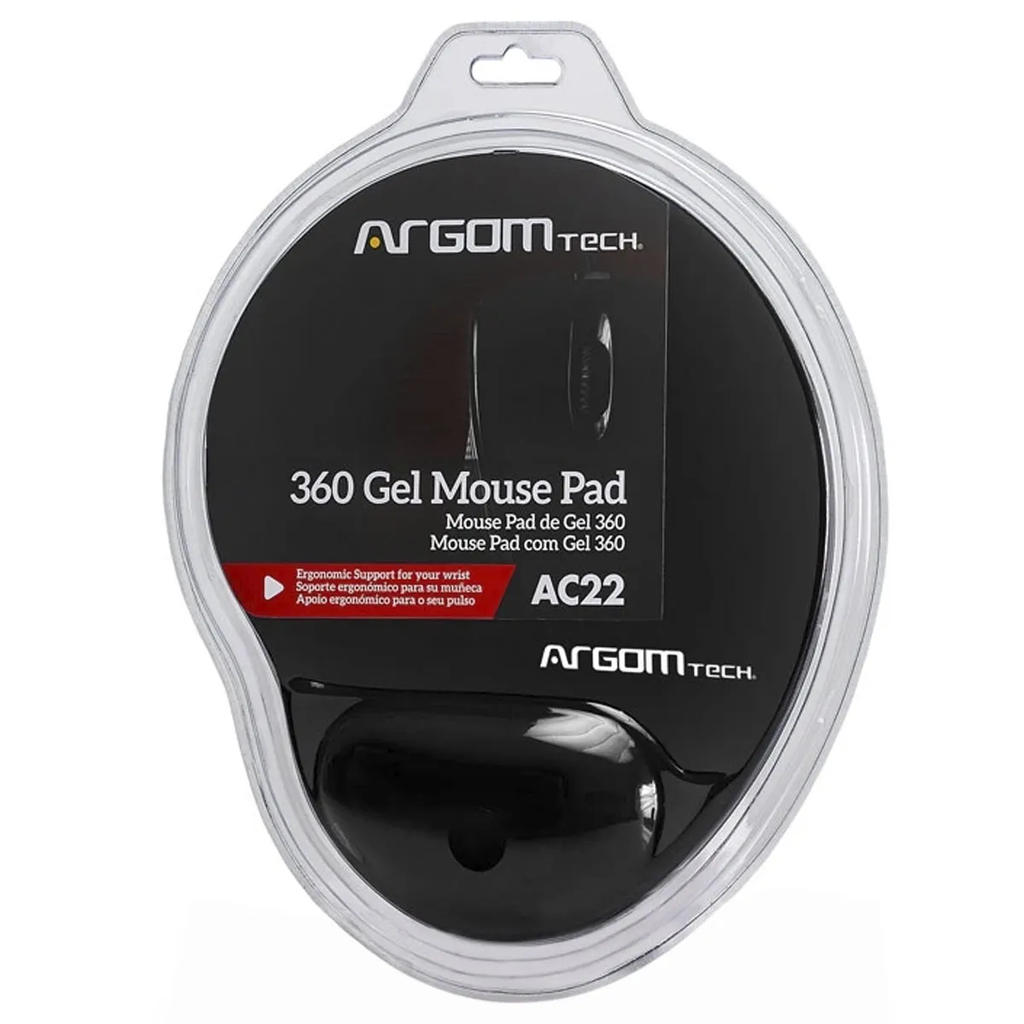 MOUSE PAD ARGOM WHITH GEL