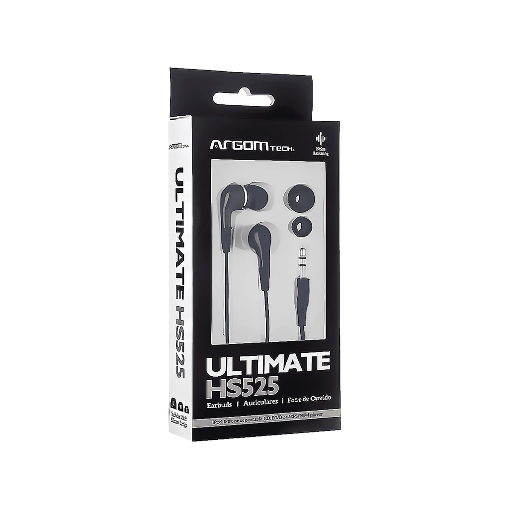 AUDIFONOS ARGOM ULTIMATE HS525 BLACK